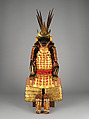 Armor (<i>Gusoku</i>), Restorations by Hiromichi Miura (Japanese, b. 1938), Iron, leather, lacquer, gold, copper, silver, textile, silk, Japanese